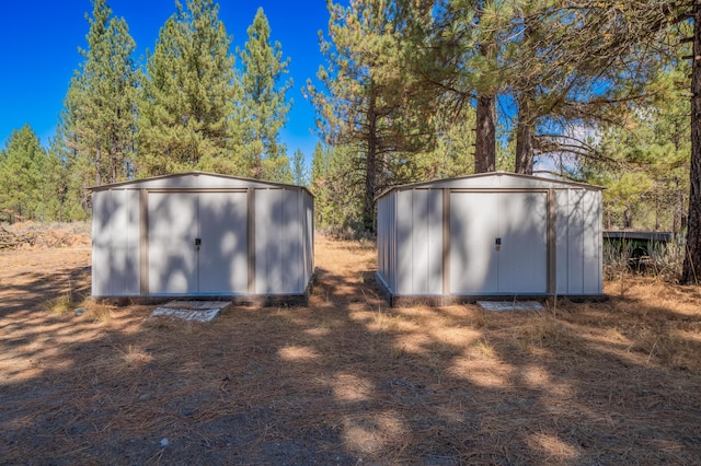 view of outdoor structure