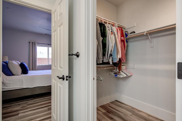 3554 Cazadero Dr, Anderson, CA 96007 - spacious closet with wood finished floors