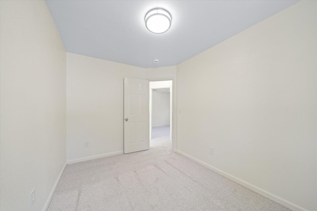 empty room with light carpet