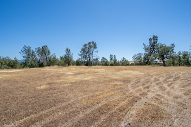 view of landscape with a rural view