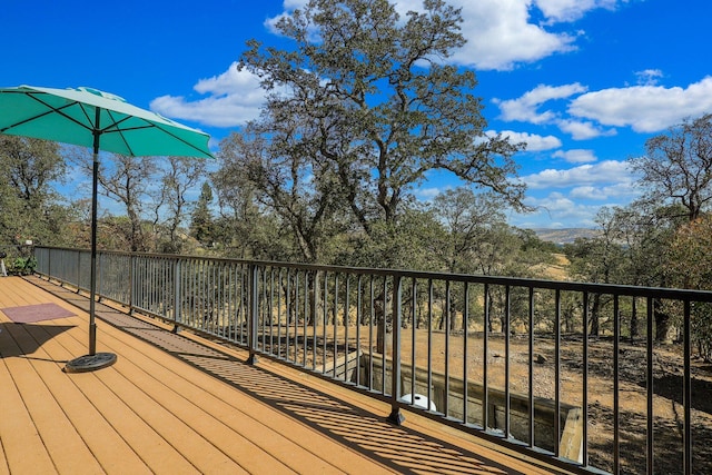 view of deck