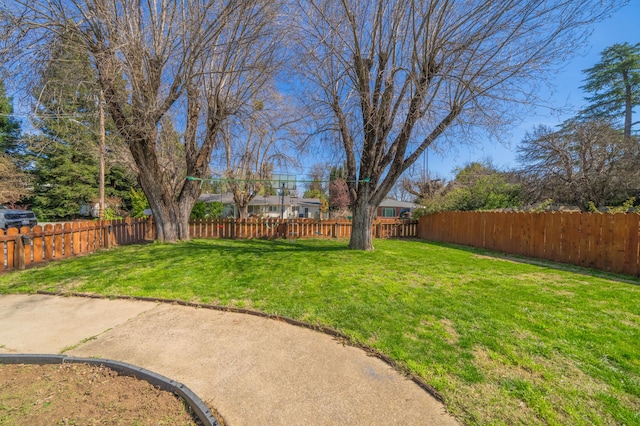 2648 Tremonto Rd, Anderson, CA 96007 - view of yard featuring a fenced backyard
