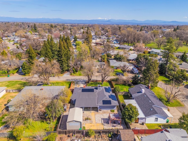 2648 Tremonto Rd, Anderson, CA 96007 - aerial view with a residential view and a mountain view