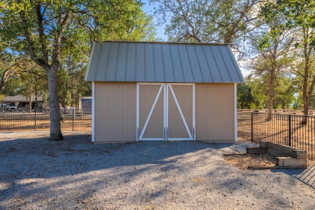 view of outbuilding