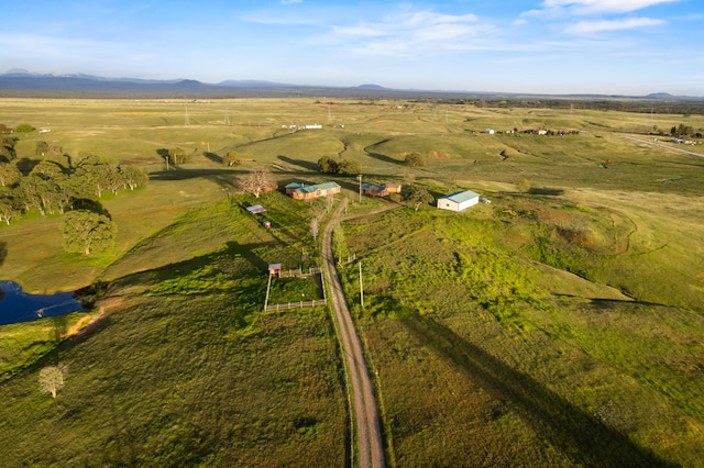 bird's eye view featuring a rural view