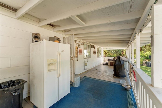 view of patio / terrace featuring covered porch