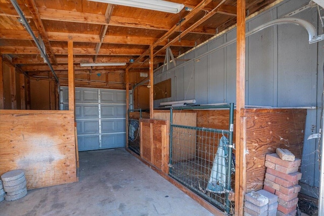 view of horse barn