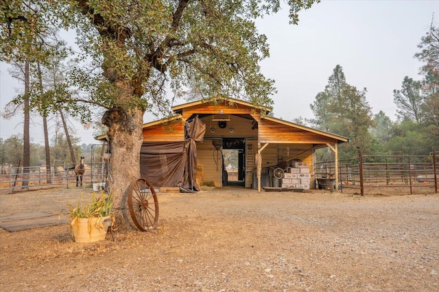 view of outbuilding