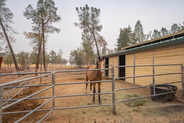 exterior space featuring a rural view