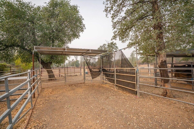 view of stable