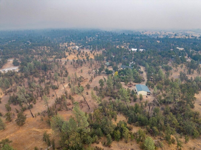 drone / aerial view with a rural view