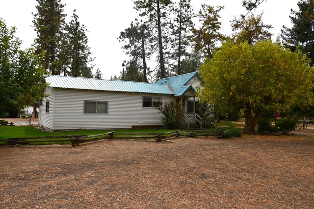 view of back of property