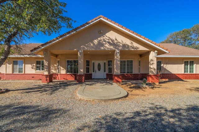 view of front of house