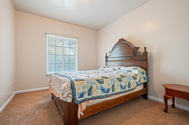 bedroom featuring carpet floors