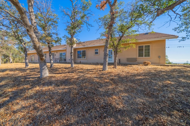 view of rear view of property