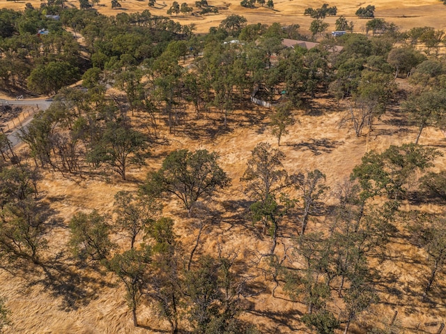 aerial view featuring a rural view