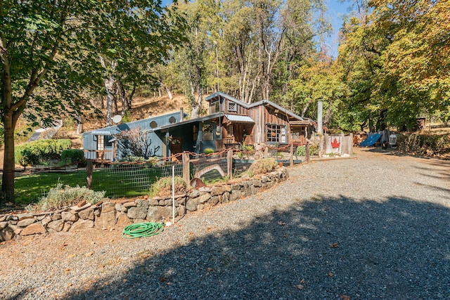 view of rear view of house