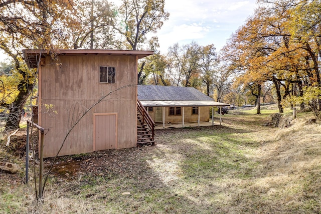 970 Branstetter Ln, Redding, CA 96001 - view of outbuilding with stairs