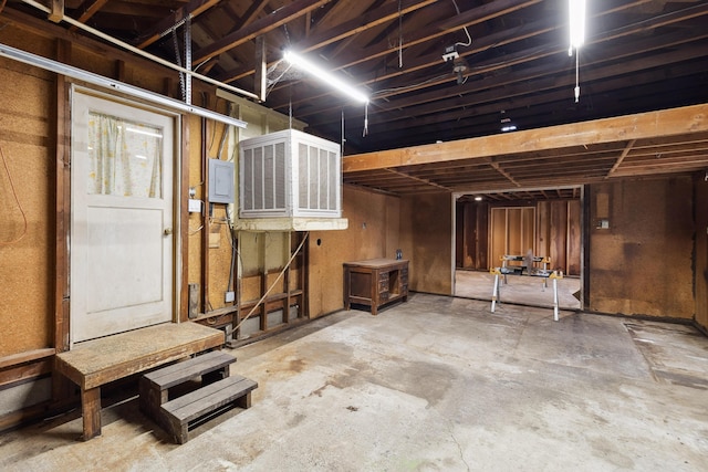 970 Branstetter Ln, Redding, CA 96001 - unfinished basement with electric panel