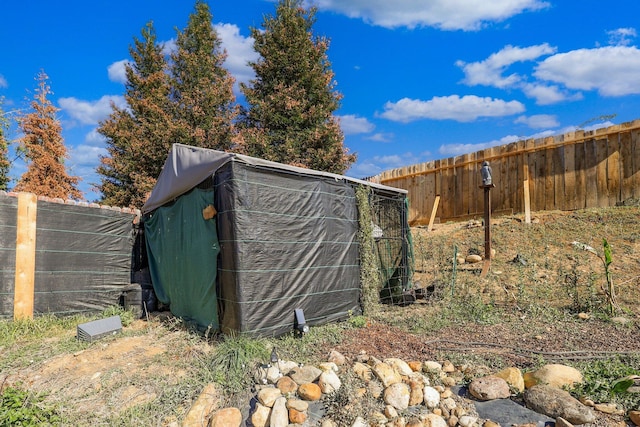 view of outbuilding