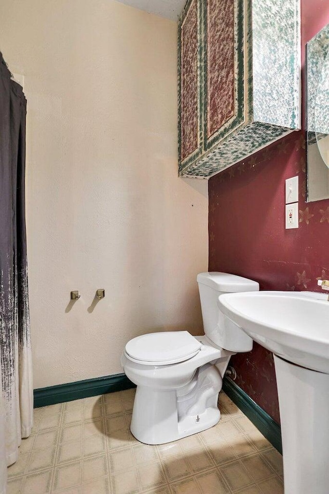 bathroom with toilet