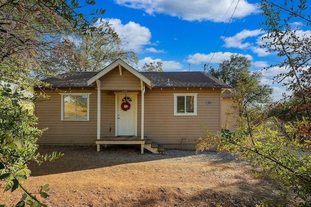 view of bungalow-style home