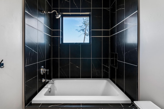 bathroom featuring shower / bathtub combination