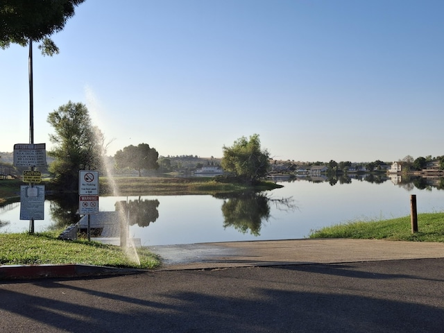 view of water feature