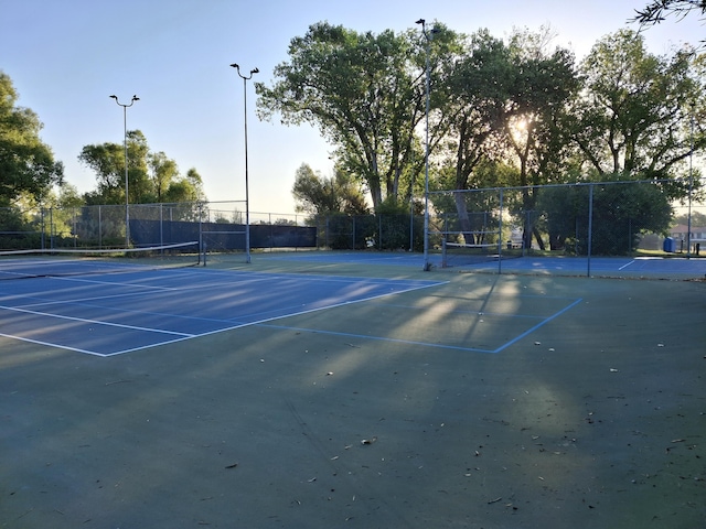 view of sport court