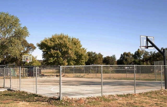 view of basketball court