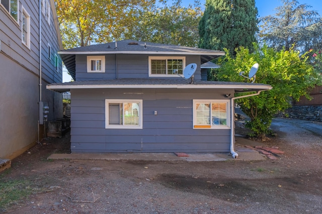 view of rear view of house