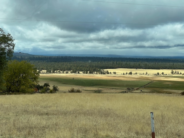 mountain view with a rural view