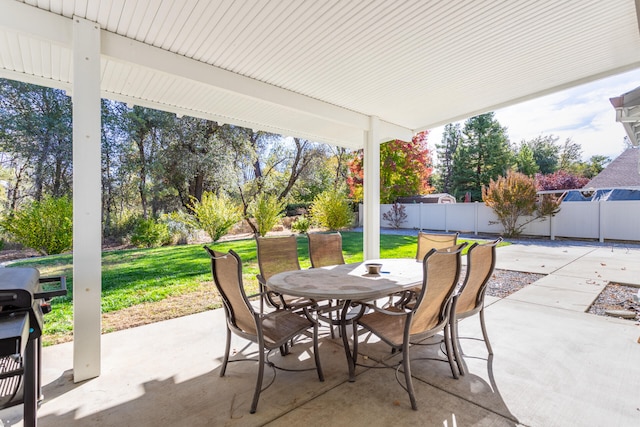 view of patio