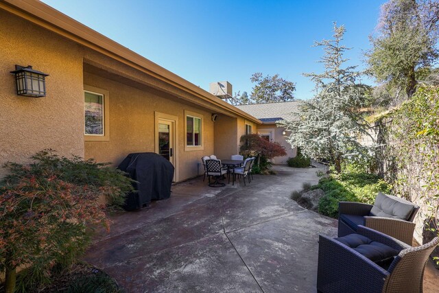 view of patio / terrace with area for grilling