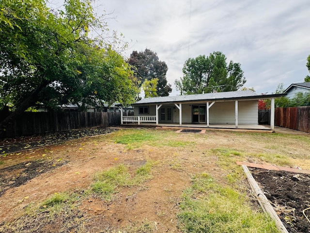 view of back of property