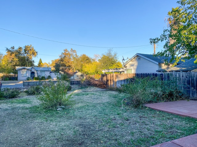 view of yard