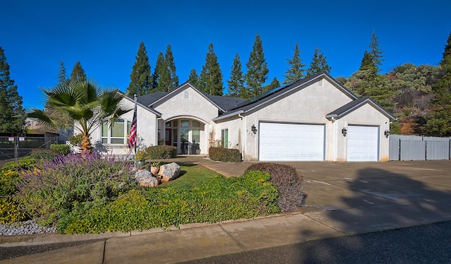 ranch-style house with a garage