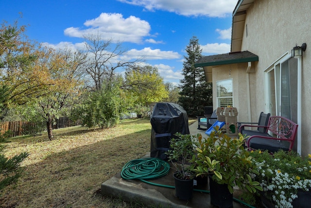 view of yard