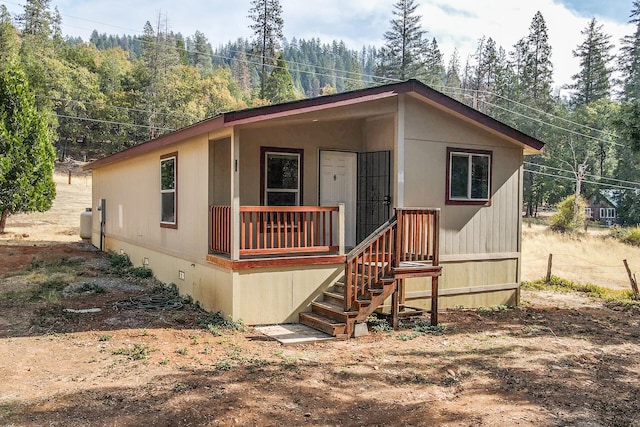 view of manufactured / mobile home