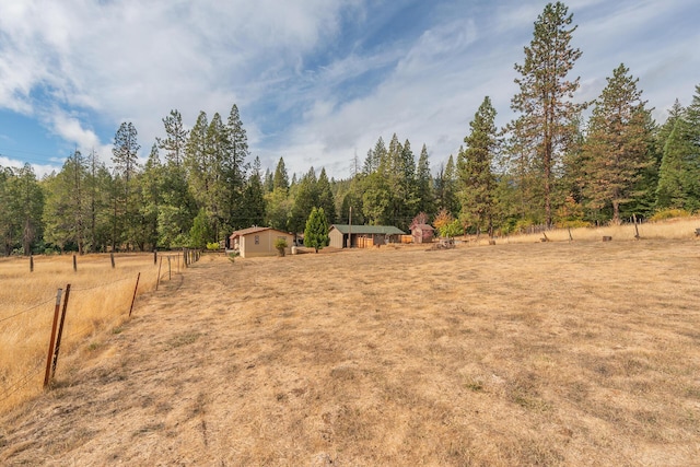1260 E Weaver Creek Rd, Weaverville, CA 96093 - view of yard featuring fence and a view of countryside