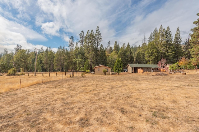 1260 E Weaver Creek Rd, Weaverville, CA 96093 - view of yard with fence, a view of rural / pastoral area, and a view of trees