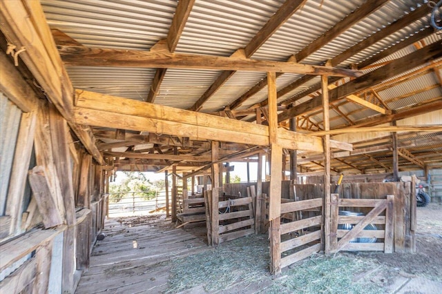 view of stable