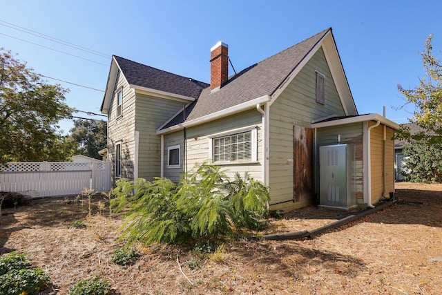 view of rear view of house