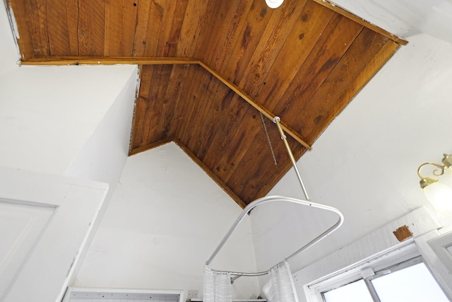 room details featuring wooden ceiling