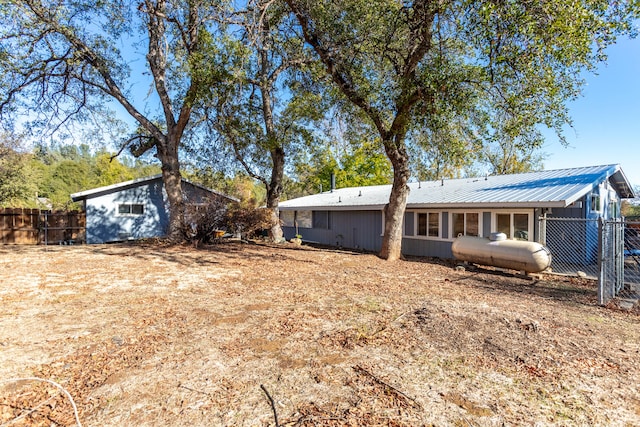 view of rear view of property