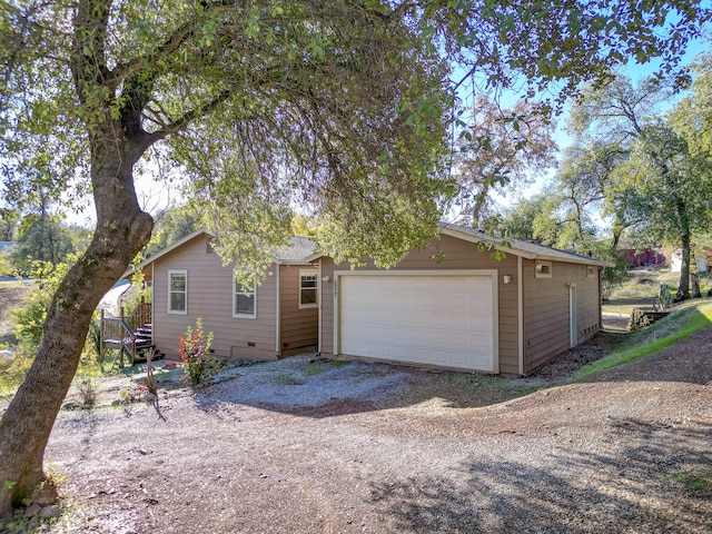 view of ranch-style home