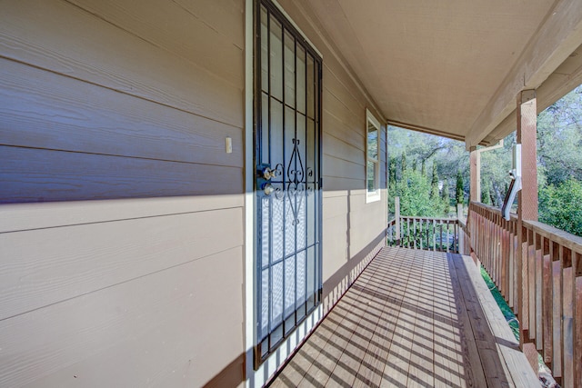 balcony with a porch