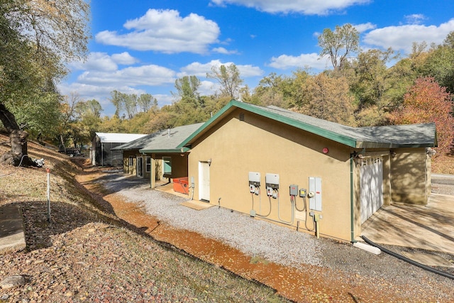 view of side of property