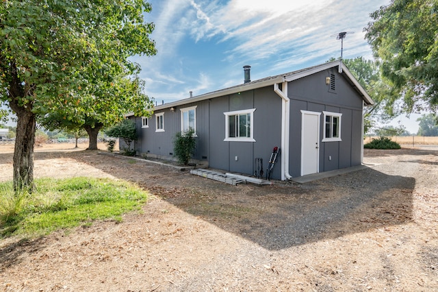 view of rear view of property