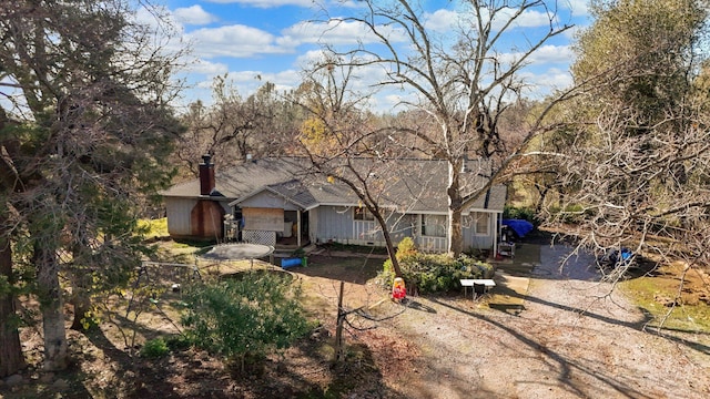 view of ranch-style home